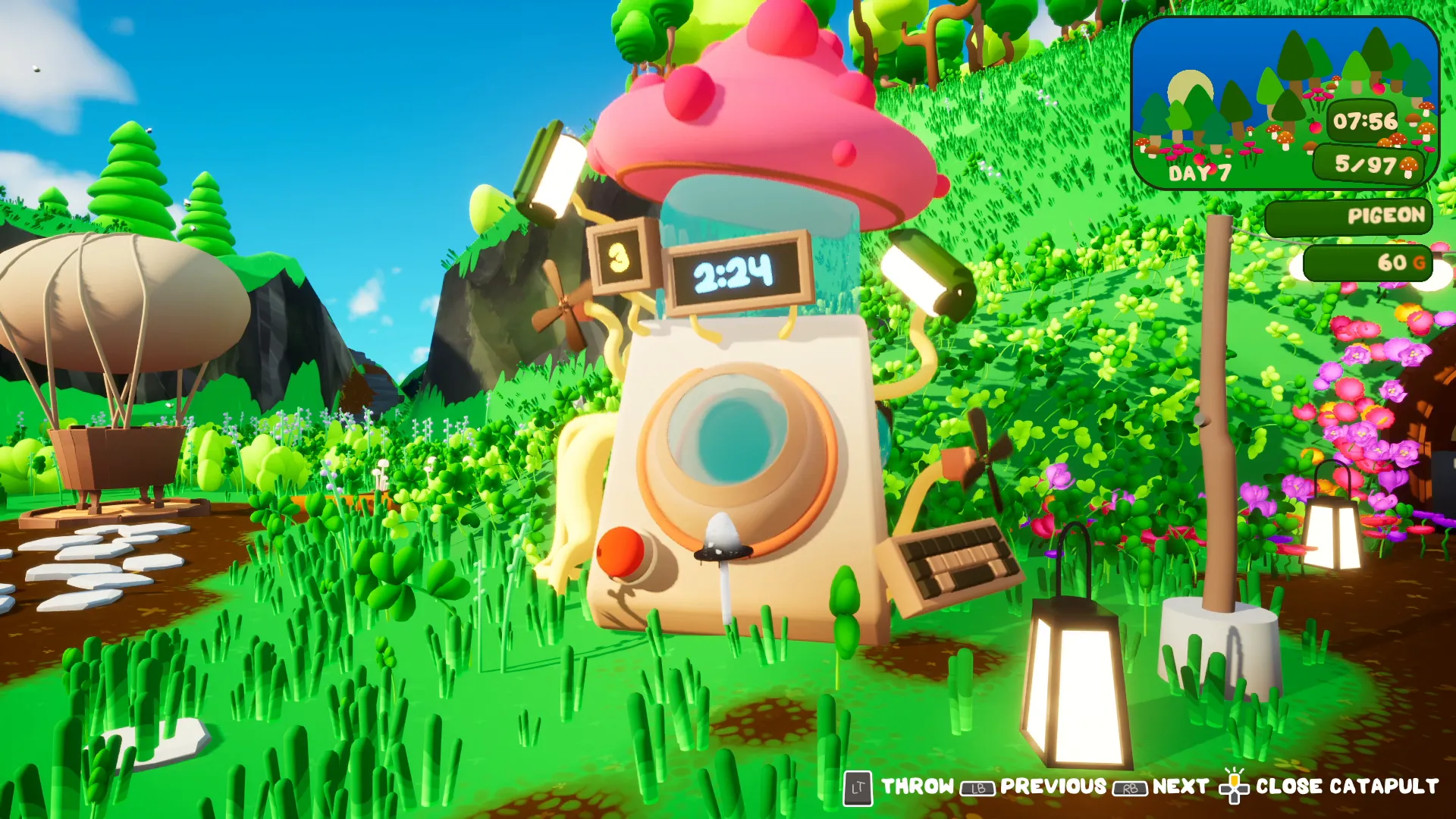 The spore maker machine brewing a new mushroom
